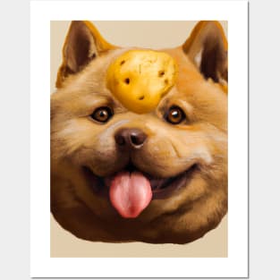 Potato Dog Face Posters and Art